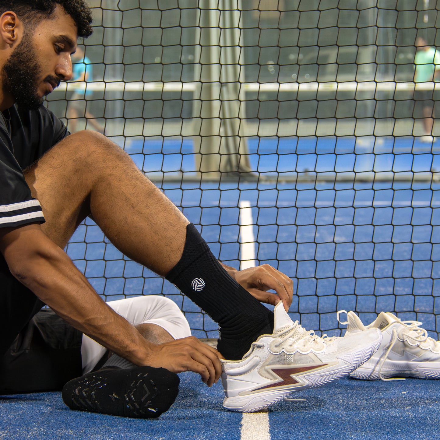 Elite 1.0 Black Volleyball Trainning Socks